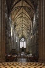 View from the choir into the nave, St., Sankt, Saint
