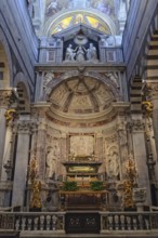 Altar of Saint Rainerius, the patron saint of Pisa and of travellers, in the Cathedral, Pisa,