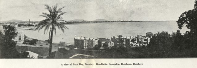 View of Black Bay Bombay Boa-Bahim, Bombahia, Bombaim, Bombay Mumbai, Maharashtra, India