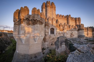 Coca castle, XV century, Gothic-Mudejar, Coca, Segovia province, Spain