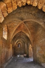 A fragment of a fortress of the Roman period in ancient to port Kejsariya in Israel