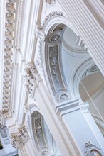 Inside The Beautiful Baroque Cathedral St Ursus in a Sunny Day in Solothurn, Solothurn Canton,