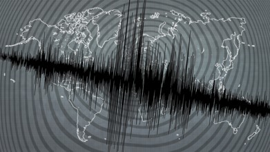 World Earthquake Map, Fault Lines, Epicenters, and Seismic Activity