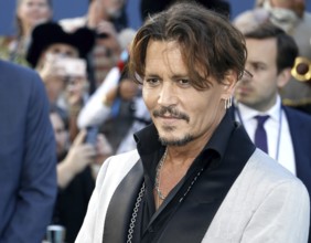 Johnny Depp at the U.S. premiere of 'Pirates Of The Caribbean: Dead Men Tell No Tales' held at the