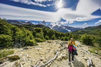 Trail to Poincenot Camp, El Chalten, Los Glaciares National Park, Republic of Argentina, Patagonia