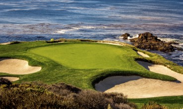 Pebble Beach golf course, Monterey, California, usa