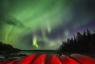 Northern Lights Canada Saskatchewan North Waskesui Aurora