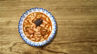 Fabada Asturiana, White Bean Stew, Spanish Cuisine, Spanish Gastronomy, Asturias, Spain