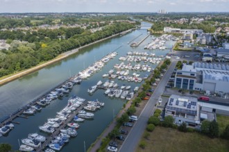 The Bergkamen marina is the largest yacht harbor in North Rhine-Westphalia. The marina was built on