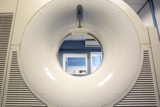 Magnetic resonance imaging (MRI) scan in a new neurosurgery clinic in a modern hospital specialized