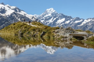 Scenic view of Mount Cook from Mueller Hut Route, Mount Cook National Park, South Island of New