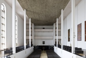Cologne-Hohenlind, St Elisabeth Hospital, church built in 1932 by Dominikus Böhm