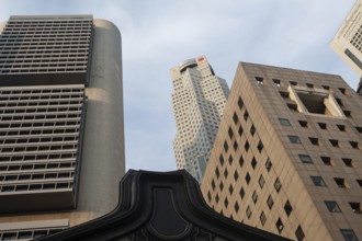 24.02.2019, Singapore, Republic of Singapore, Asia, Skyscrapers in Singapore's business district at
