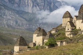 The City of the Dead is a place of burial of ancestors in the Caucasus in special crypts with two