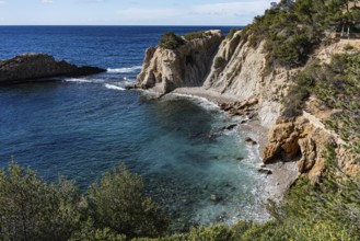 The Côte Bleue, the Blue Coast, French Mediterranean coast. west of Marseille, France