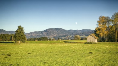 An image of an autumn scenery in bavaria germany
