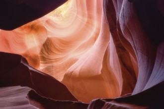 Antelope Canyon is a slot canyon in the American Southwest, on Navajo land east of Page, Arizona.