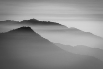 Moro Rock is a granite dome rock formation in Sequoia National Park, California, USA