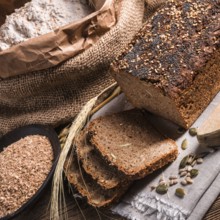 Homemade whole wheat bread