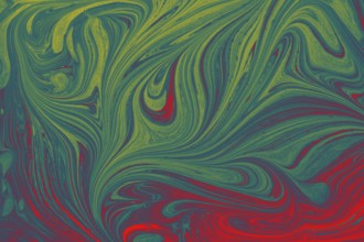 Ebru marble effect pattern design for print