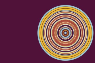Abstract colorful geometric circle pattern. Geometric modern background. Business and corporate