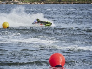 Olbia, Italy - September 16 - 2022 Aquabike world Championship gran prix of Italy