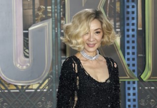 Michelle Yeoh at the Los Angeles premiere of 'Wicked' held at the Dorothy Chandler Pavilion in Los