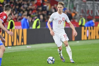 PRAGUE, CZECH REPUBLIC - MARCH 24, 2023: Qualifications for UEFA Euro 2024. Match Czech Republic -