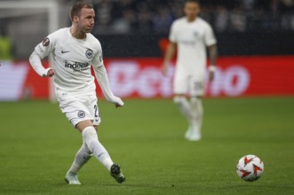 Football, Europa League, round of 16 second leg, 2024/2025, Eintracht Frankfurt vs. Ajax Amsterdam,