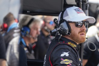 NASCAR Xfinity Series driver, Jeb Burton takes to the track to practice for the Tennessee Lottery
