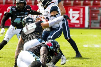 European League of Football, ELF/ Game: Milano Seamen at Munich Ravens on 28. July 2024, in the