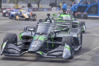 INDYCAR Series driver, AGUSTIN HUGO CANAPINO (R) (78) of Arrecifes, Argentina, travels through the