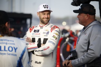 NASCAR Xfinity Series driver, Shane van Gisbergen gets ready for the ToyotaCare 250 in Richmond,