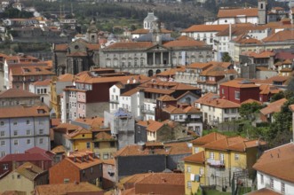 Porto, Portugal. the banks of the Douro seen from above
