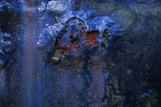 Old rusty railway vehicle parts