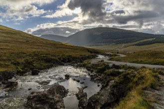 Wild Vale, Fairy Pools, Glumagan nan Sithichean, waterfalls in Glen Brittle, Isle of Skye, Inner