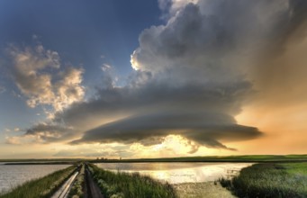 Summer Storms in the Canadian Prairies Dramatic Scenes