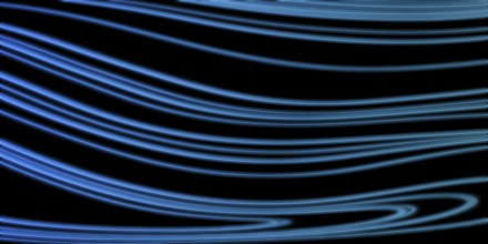 Neon Glow blue lines on a dark background, Glowing background