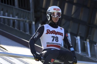 Simon Vöhringer (SC Hinterzarten) at the Alpencup Ski Jumping Hinterzarten 2024, Hinterzarten,