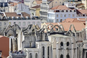 Aerial view of the city in Lisbon Capital City of Portugal