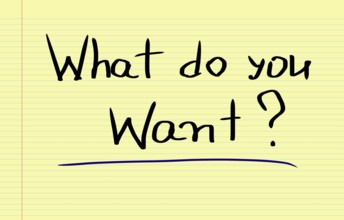 What Do You Want Concept