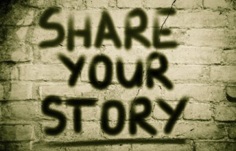 Share Your Story Concept