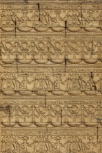 Ancient egypt images and hieroglyphics pattern