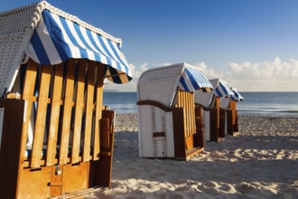 Morning on the beach in Binz, Ruegen Island, Germany
