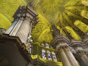 The Catedral de la Encarnacion in Malaga in Spain
