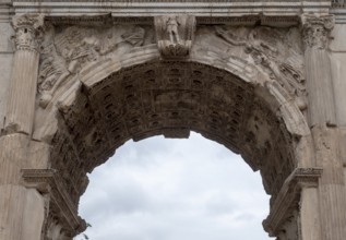Rome, Roma, Forum Romanum, Arch of Titus, Arco di Tito
