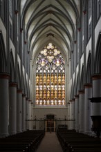 View to the west of the west window (in front of 1397), St., Sankt, Saint