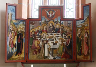 Side altar in the southern side choir, St., Sankt, Saint