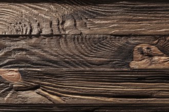 Vintage wood texture with horizontal oriented planks