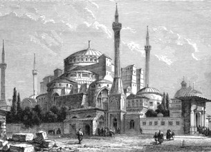 Hagia Sophia or St. Sophia church, Hagia Sophia Mosque Museum, Istanbul, Turkey